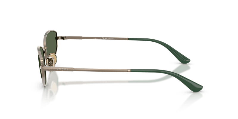 Vogue Eyewear VO4339S in Light Brown / Dark Green Polarized (51389A) - Temple Detail
