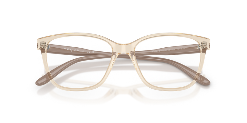 Vogue Eyewear VO5518F in Transparent Caramel - Side View