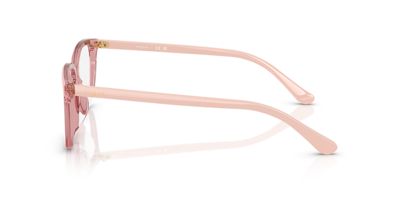 Vogue Eyewear VO5643D in Transparent Pink - Back View