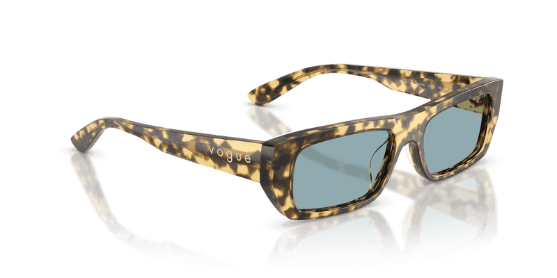 Vogue Eyewear VO5657SU in Brown/Beige Tortoise / Blue (324180) - Front View