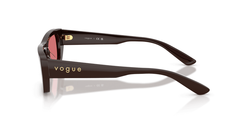 Vogue Eyewear VO5657SU in Full Brown / Red (324275) - Front View