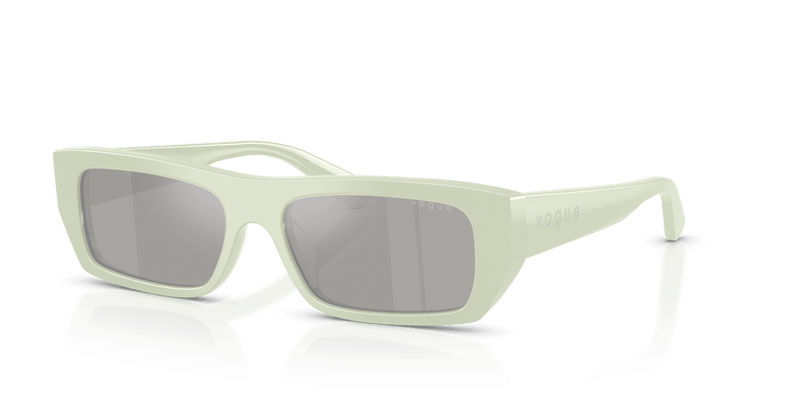 Vogue Eyewear VO5657SU in Full Mint Green / Light Grey Mirror Silver (32436G) - Front View