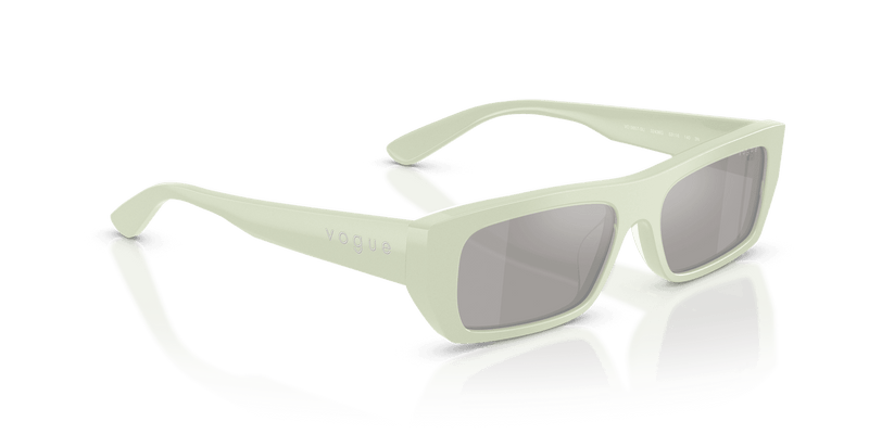Vogue Eyewear VO5657SU in Full Mint Green / Light Grey Mirror Silver (32436G) - Back View