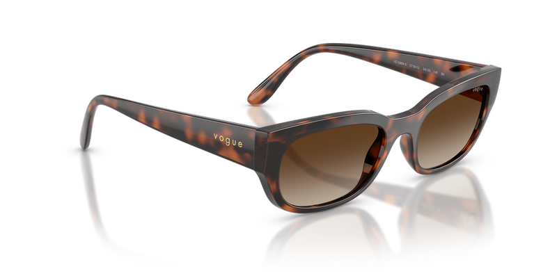 Vogue Eyewear VO5669S in Total Dark Havana / Gradient Brown (271813) - Alternate View