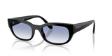 Black / Clear Gradient Light Blue (W44/19)