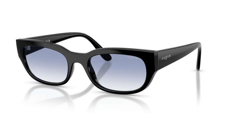 Vogue Eyewear VO5669S in Black / Clear Gradient Light Blue (W44/19) - Alternate View