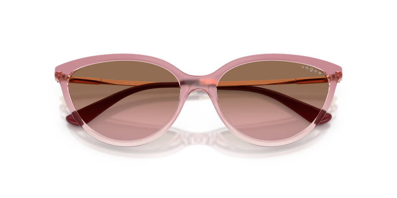 Vogue Eyewear VO5672S in Gradient Pink/Transparent Pink / Pink Gradient Brown (325814) - Side View