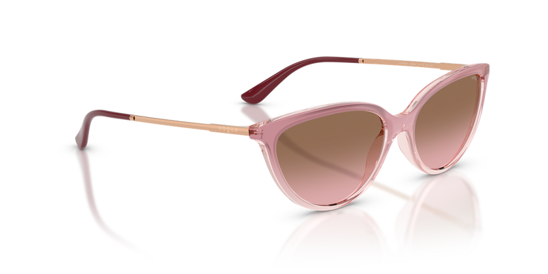 Vogue Eyewear VO5672S in Gradient Pink/Transparent Pink / Pink Gradient Brown (325814) - Alternate View