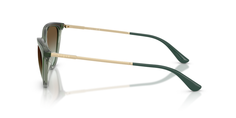 Vogue Eyewear VO5672S in Gradient Green/Transparent Green / Green Gradient (3259E8) - Alternate View