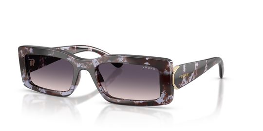 Vogue Eyewear VO5674S - Purple Havana / Pink Gradient Dark Grey (317836)