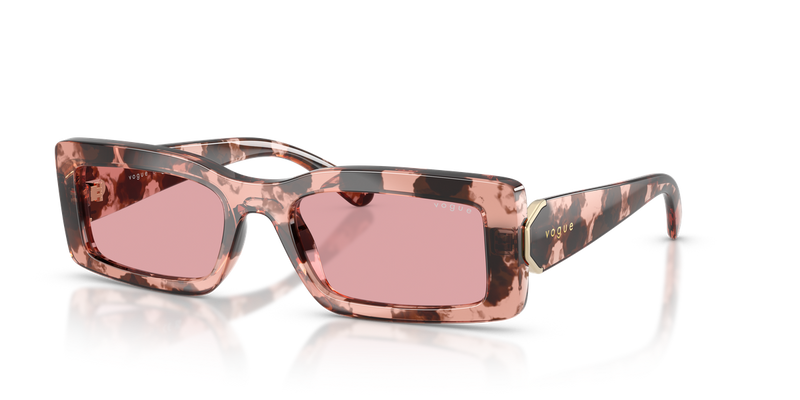 Vogue Eyewear VO5674S in Rose Havana / Light Violet (319984) - Alternate View