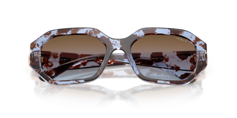 Vogue Eyewear VO5675S in Blue Havana / Azure Gradient Pink Gradient Brown (320148) - Alternate View