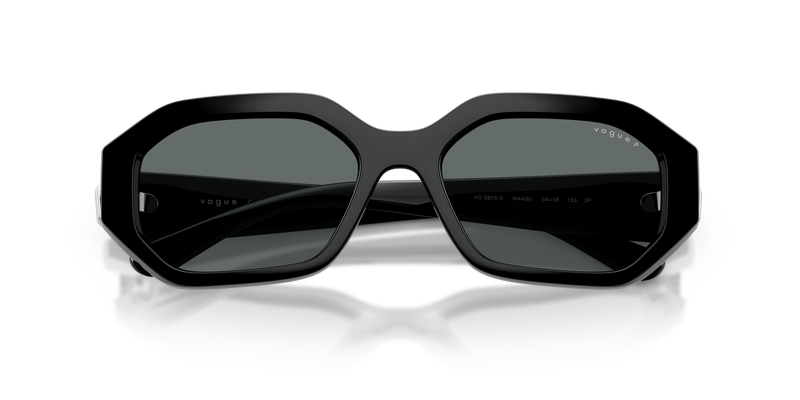 Vogue Eyewear VO5675S in Black / Dark Grey Polarized (W44/81) - Alternate View