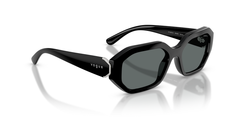 Vogue Eyewear VO5675S in Black / Dark Grey Polarized (W44/81) - Alternate View