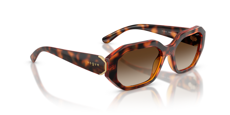 Vogue Eyewear VO5675S in Dark Havana / Brown Gradient (W65613) - Alternate View