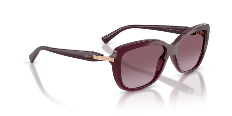 Vogue Eyewear VO5678SB in Transparent Cherry / Gradient Violet (29898H) - Alternate View