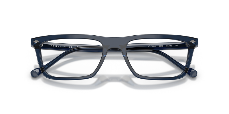 Vogue Eyewear VO5686 in Transparent Blue - Alternate View