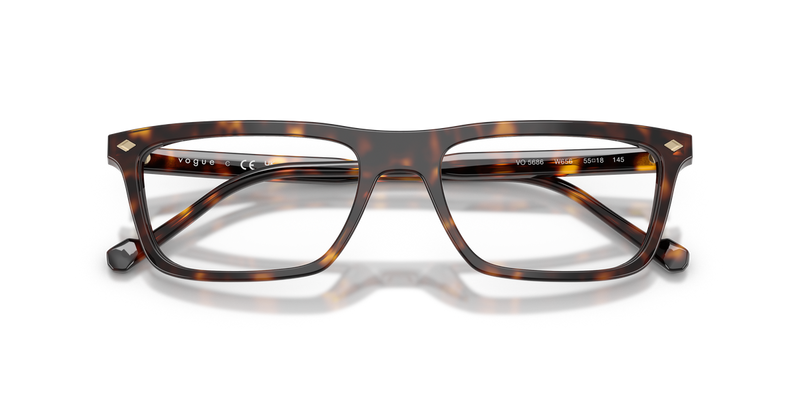 Vogue Eyewear VO5686 in Dark Havana - Alternate View
