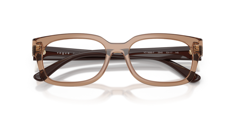 Vogue Eyewear VO5689F in Transparent Brown - Side View