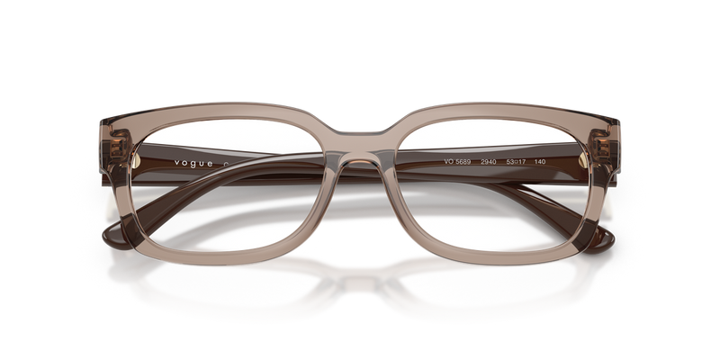 Vogue Eyewear VO5689 in Transparent Brown - Side View