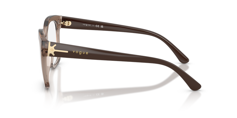 Vogue Eyewear VO5691 in Transparent Brown - Back View