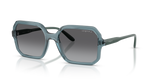 Transparent Light Blue / Gradient Grey Polarized (3285T3)