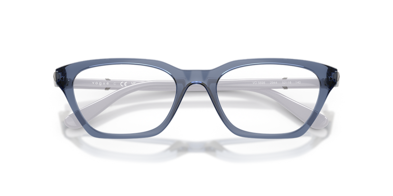 Vogue Eyewear VO5698 in Transparent Blue Purple / Demo Lens (2944) - Side View