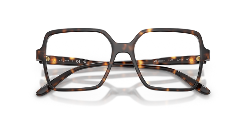 Vogue Eyewear VO5702F in Brown Havana / Demo Lens (2386) - Alternate View