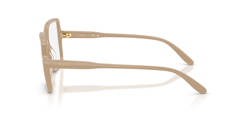 Vogue Eyewear VO5702F in Transparent Caramel / Demo Lens (2990) - Alternate View