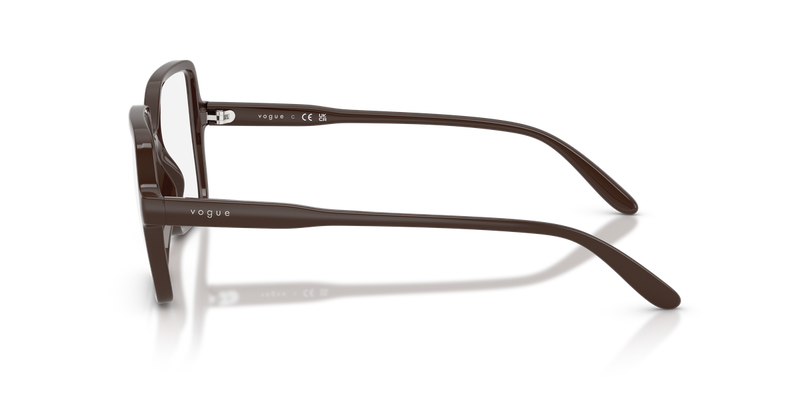 Vogue Eyewear VO5702 in Full Brown / Demo Lens (2252) - Back View