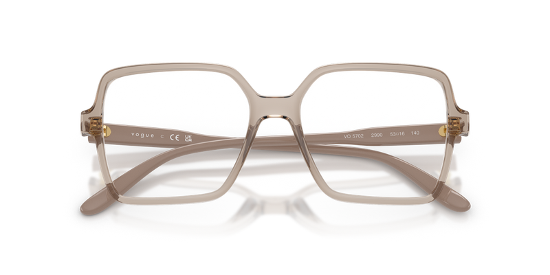 Vogue Eyewear VO5702 in Transparent Caramel / Demo Lens (2990) - Alternate View