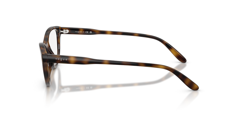 Vogue Eyewear VO5703U in Dark Havana / Demo Lens (W656) - Alternate View