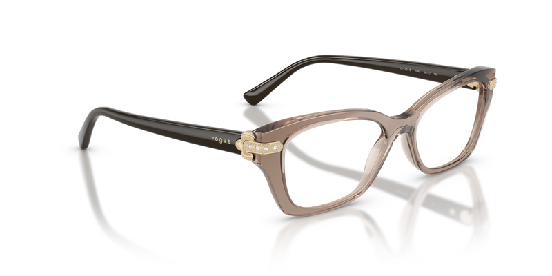 Vogue Eyewear VO5704B in Transparent Brown / Demo Lens (2940) - Alternate View