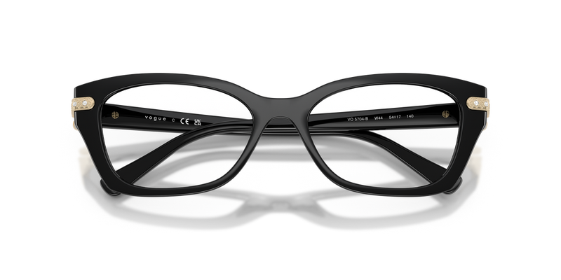 Vogue Eyewear VO5704B in Black / Demo Lens (W44) - Alternate View