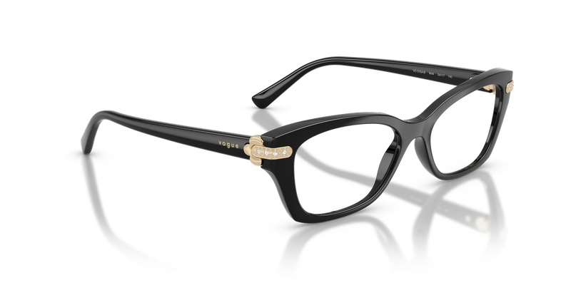 Vogue Eyewear VO5704B in Black / Demo Lens (W44) - Alternate View