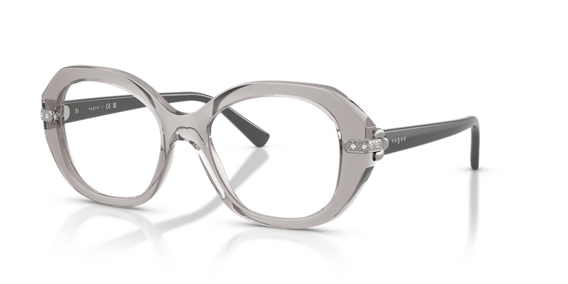 Vogue Eyewear VO5705B in Transparent Grey - Front View