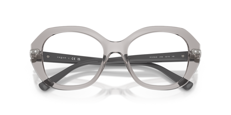 Vogue Eyewear VO5705B in Transparent Grey - Side View