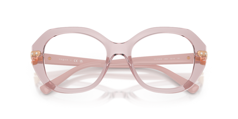 Vogue Eyewear VO5705B in Transparent Pink - Alternate View
