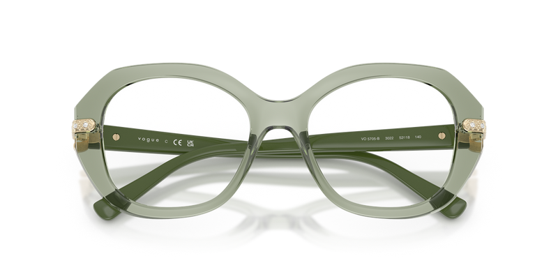 Vogue Eyewear VO5705B in Transparent Green - Alternate View
