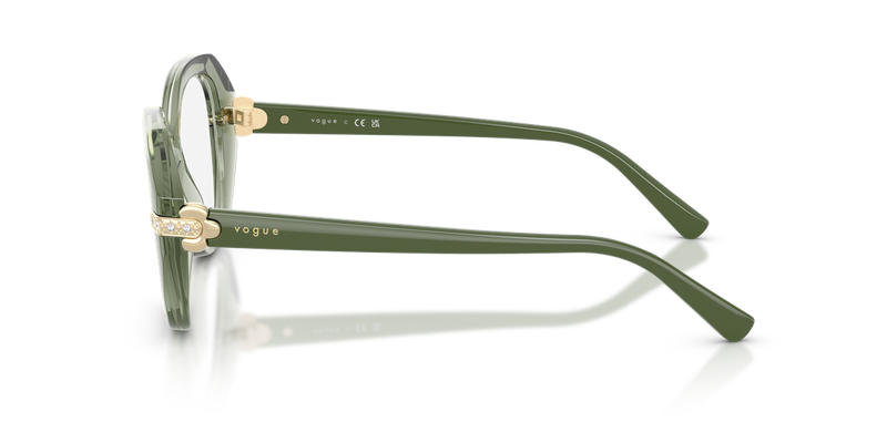 Vogue Eyewear VO5705B in Transparent Green - Alternate View