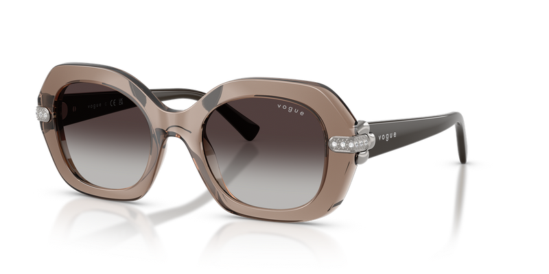 Vogue Eyewear VO5706SB in Transparent Brown - Front View