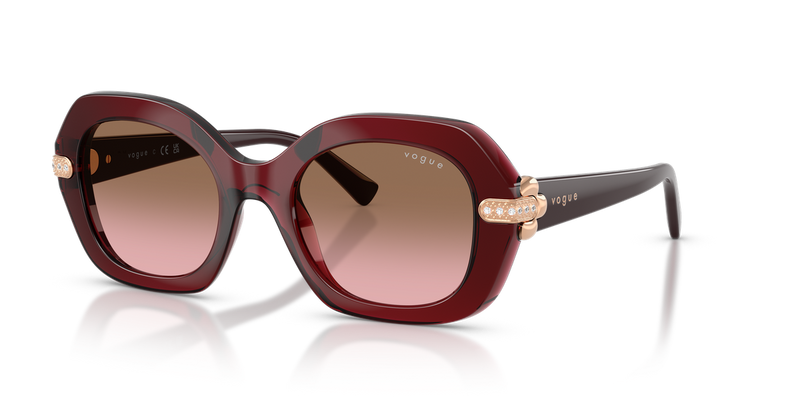 Vogue Eyewear VO5706SB in Transparent Bordeaux - Alternate View