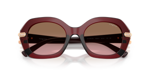 Transparent Bordeaux / Pink Gradient Brown (328614)
