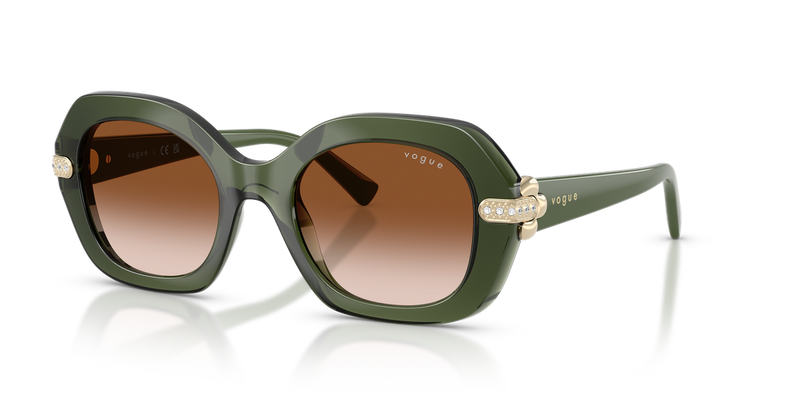 Vogue Eyewear VO5706SB in Transparent Green - Alternate View