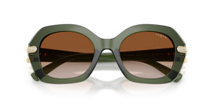 Transparent Green / Brown Gradient (328713)
