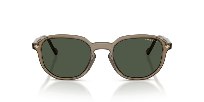 Vogue Eyewear VO5707S in Transparent Brown Heart / Dark Green Polarized (32939A) - Alternate View