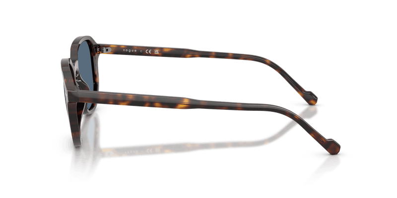Vogue Eyewear VO5707S in Dark Havana / Dark Blue (W65680) - Temple Detail