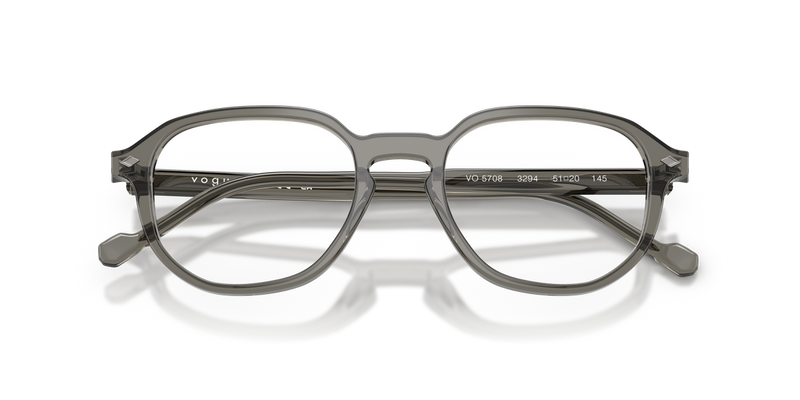 Vogue Eyewear VO5708 in Transparent Dark Grey / Demo Lens (3294) - Alternate View