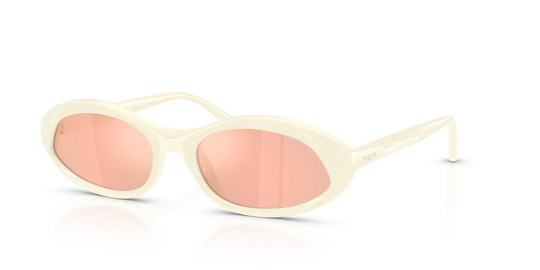 Vogue Eyewear VO5727SU - Full Cream / Orange Mirror Rose Gold (32397J)