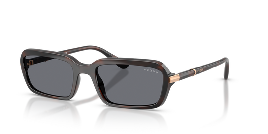 Vogue Eyewear VO5744S - Brown Havana / Dark Violet/Grey (2386/1)